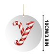 thumbnail image 2 of 26 Letter Ornament Cane Candy Letter Ornament, 2 of 5