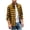 Yellow, variant on Grrvtrz Men's Flannel Plaid Shirts Long Sleeve Button Down Shirts Casual Fall Shirt Jacket Cowboy Work Shirts with Pocket