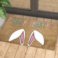 thumbnail image 2 of Agiferg Paillasson de Pâques Œufs de Pâques Rabbit Tapis d'Entrée Porche avant Fond Antidérapant Tapis Intérieur Extérieur pour Maison Patio Décoration Maison, 2 of 7