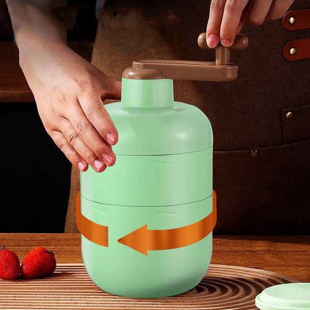 Yhmxh Home and Kitchen,Kitchen Gadgets Ice Crusher Manual Rotary Ice Crusher Small Manual Shaving Ice Machine For Household-Commercial Hand-cranked Ice Crusher Ice Breaker