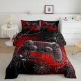 thumbnail image 2 of Erosebridal Video Game Comforter Sets Queen Size,Spider Wed Bedding Queen Comforter Set,Gamepad Room Decoration,Reversible,3Pcs, 2 of 8