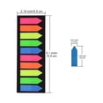 thumbnail image 2 of QIDESHIP Sticker Notes with 10 Arrows 12Mm44Mm10 Strips20 Sheets, Plastic Paper Note, one Sheet Contains 20 Stickers in 10 Sets Of Arrow Designs, Markers Sticky index Tabs Flag Tabs Adhesive, 2 of 3