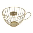 thumbnail image 1 of simhoa Porte-Dosettes de Café Organisateur Cuisine Fruits Collation Rangement Doré, 1 of 6