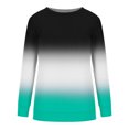 thumbnail image 2 of 2023 Chandail à Capuchon Surdimensionné pour Femmes Col Rond Mode Décontractée Manches Longues Imprimé Chandail en Molleton Hauts Blouse Costumes Halloween/noël 50 % de Rabais Liquidation, 2 of 3