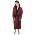 thumbnail image 1 of Women’s 100% Terry Cotton Bathrobe Toweling Gown Robe Two Tone, 1 of 9