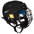 thumbnail image 4 of V3.0 Casque de Hockey Powertek Noir avec Grille - JR X-Small, 4 of 9