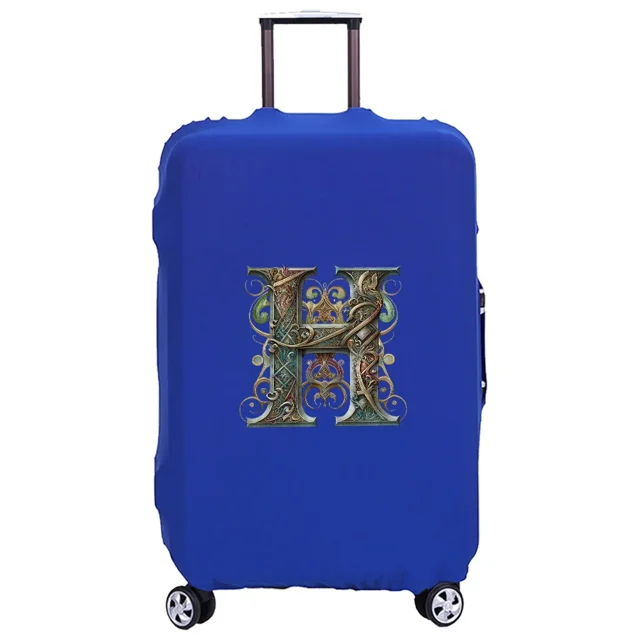 Luggage Cover Washable Case Cover Protective Case Scratch Proof Case Cover Suitable for Graphic Print Pattern Fits 18-32inch 8Graphic Letter H M