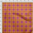 thumbnail image 3 of oneOone Viscose Chiffon Pink Fabric Madras Check Sewing Craft Projects Fabric Prints By Yard 42 Inch Wide, 3 of 4