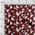 thumbnail image 1 of oneOone Cotton Silk Fabric Triangle Geometric Fabric Prints By Yard 42 Inch Wide, 1 of 5