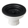 thumbnail image 1 of Kraus PST1-BL Kitchen Sink Basket Strainer, Black, 1 of 4