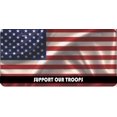 thumbnail image 2 of U.S. Drapeau Soutenir Nos Troupes Photo License Plaque, 2 of 2
