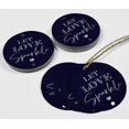 thumbnail image 4 of Inkdotpot Silver Foil Paper Hang Tags Let Love Sparkle Wedding Favor Tags 100 Pieces, 4 of 6