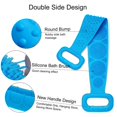 thumbnail image 2 of Silicone Back Scrubber for Shower - Double-Sided Exfoliating Body Scrubber, 2 of 4