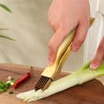 thumbnail image 4 of Stainless Steel Scallion Shredding Knife | 6-Blade Vegetable Cutter | Effortless Chopper for Green Onion, Chives, Potatoes | Non-Slip Handle, Protective Cover | 16 x 0.9 in | Kitchen Slicer Tool, 4 of 4