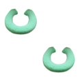 thumbnail image 3 of Thinsony Acrylic Fibers Made Toilet Mat Removable And Fits Most Toilets U Shape Green 2Set, 3 of 6