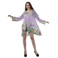 thumbnail image 4 of Moomaya Tuniques à Manches Longues pour Femmes Robes Imprimées à Manches Longues Filles, 4 of 4