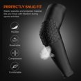 thumbnail image 3 of Graflsoa XL Size Single Arm Protective Sports Elbow Sleeve for Rugby, Fitness, and Exercise - Durable Polyester & Spandex with EVA Foam Padding, 3 of 7