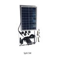 thumbnail image 4 of Solar Fountain Waterfall Pump Outdoor Rotatable 4 Nozzles Landscape Decoration Decorative Pond for Bird Bath Pool Fish Tank 5W, 4 of 9
