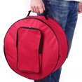 thumbnail image 1 of WIFKLSIIPG Sac Tambour Compact Sac Tambour Latéral, Sac Tambour Sac à Dos avec Bandoulière Poches Extérieures Accessoires Instruments de Percussion (Rouge), 1 of 3