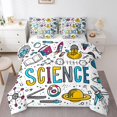 thumbnail image 1 of Science Twin Comforter Set,Physical Chemistry Math 7 Pieces Bed in a Bag,Chemical Equation Mathematics Formula Bedding Sets with 1 Comforter,1 Flat Sheet,1 Fitted Sheet,2 Pillowcase and Pillow Sham, 1 of 5