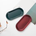 thumbnail image 2 of Plateau de Rangement Mini Portable Ovale en Acier Inoxydable pour Serviettes Outil de Cuisine Ménager, 2 of 6