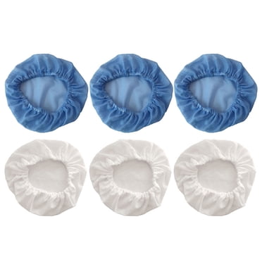 Shisuyan Industrial Hat For Kitchen Staff White Mesh Cloth 6Pcs