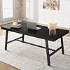 70.87 Table à manger industrielle de pouce pour 6-8 personnes, Table de cuisine rectangulaire avec plateau en bois d'ingénierie épais, cadre en métal lourd et pieds réglables pour salle à manger, cuisine, bureau à la maison, noir