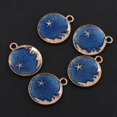 thumbnail image 3 of 5Pcs /Set DIY Findings Moon Drip Charm Necklace Bracelet Earrings Blue, 3 of 8