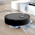 thumbnail image 3 of Black Robotic Vacuum Mop Hybrid With Detachable Dustbin Washable Pads 30 Min Runtime Home Cleaning Assistant, 3 of 9