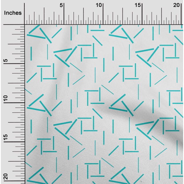 oneOone Cotton Flex Fabric Line Geometric  Printed Craft Fabric BTY 40 Inch Wide