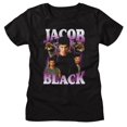 thumbnail image 1 of Twilight Jacob Black Lightning T-Shirt Noir pour Femme, 1 of 2