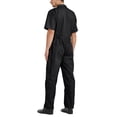 thumbnail image 2 of TOPTIE Men\'s Short-Sleeve Coverall Work Jumpsuit Lightweight with Zipper Front Elastic Waist, 2 of 7