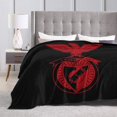 thumbnail image 4 of LAICAIW Benfica Ultra-Soft Lightweight Blanket Flannel Throw Blanket 80"X60", 4 of 5