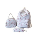 thumbnail image 1 of GPOECD 3PCS Bow Backpack Set with Lunchbox Pencil Pouch Cute Preppy for Teen Girls College Bookbag School Backpack Light Pink,One Size, 1 of 6
