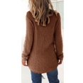 thumbnail image 3 of Chandail en Molleton Duveteux d'Hiver pour Femmes, Chandail Simple, Hauts, Blouse, 3 of 3