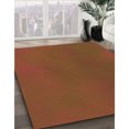 thumbnail image 3 of Ahgly Company Tapis Rond Lavable en Machine Intérieur Transitionnel Rouge Tomate, 5 Pieds Rond, 3 of 7