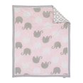 thumbnail image 2 of NoJo Dreamer - Ensemble de Douillette 8 Pcs Éléphant Rose/gris, 2 of 5