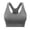 Grey, variant on Yoga Bra for Leisure Home Use with Adjustable Support and No Underwire Ideal for All Seasons in Women’s Sportswear