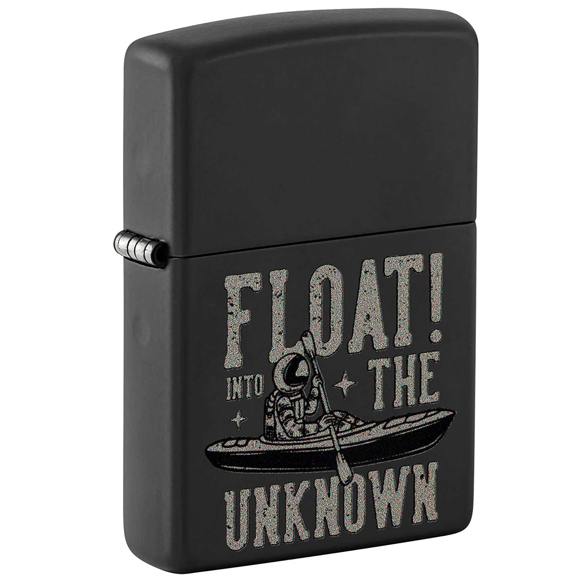 Zippo 48566 Briquet Noir Coupe-Vent Float Into The Unknown Design