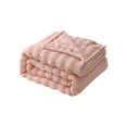 thumbnail image 2 of Tyidzon Throw Blanket Solid Colour Flannel Rabbits Hair Blanket Nap Cover Blanket Heavy Sofa Blanket Velvet Blanket, 2 of 8