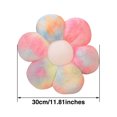 thumbnail image 3 of Flower Shape Furry Plush Home Decor Lying Pillow Baby Feeding Back Colorful Soft, 3 of 5
