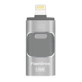 thumbnail image 1 of Clé USB, Clé Mémoire 3 en 1 USB 3.0, Clé Photo Stockage Externe Clé USB pour iPhone iPad Android Ordinateur, 1 of 8