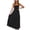 Black, variant on Birdeem Womens Summer Casual Beach Tube Top Sleeveless Solid Lace Dress