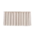 thumbnail image 2 of UsRHHA Kitchen Valance Curtains 150x45cm, Light Blocking Short Rod Pocket Window Panels, Cotton Linen Curtains for Small Window Bathroom, 2 of 7