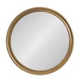 thumbnail image 1 of Kate and Laurel Mansell Miroir Mural Rond Rond, 28, Or Antique, Beau Miroir Traditionnel en Bois de Forme Circulaire Moderne, 1 of 8