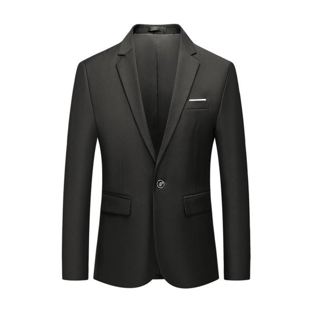 BOBOGOJP Mens Suit Jacket Big And Tall Notched Lapel Two Button Suit Blazer For Dinner Prom Wedding (Green,5XL)