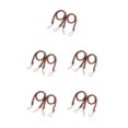 thumbnail image 3 of stanreset 1/2/3/5 2 Pièces Maison Hôtel Polyester Rideau Retenue Salon Drapé Cravate Draperies Décoratif Support Ondulé Corde Café 5PCS, 3 of 6