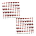 thumbnail image 2 of 100Pcs Grommets Metal Eyelets Round Shape Heavy Duty Multipurpose Tiny Grommet for Belt Jeans Scrapbooking Card Making Canvas orange, 2 of 8
