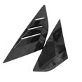 thumbnail image 1 of Rear Window Louvers Car Rear Window Blinds Side Tuyere Louvers Vent for Ford Focus ST RS MK3 Hatchback Carbon Fiber Style, 1 of 7