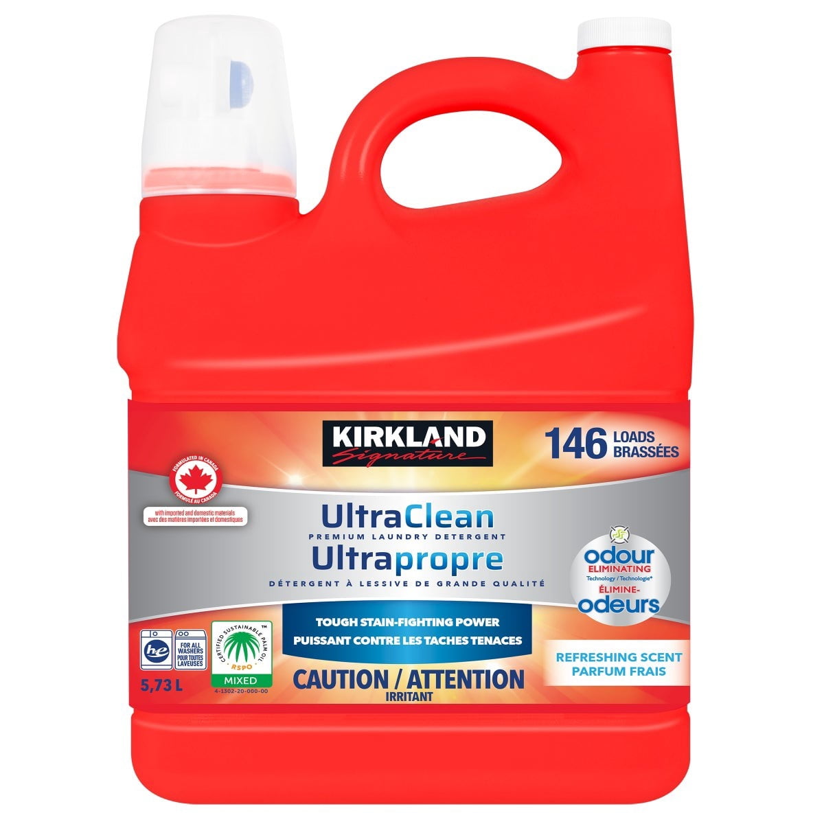 Ultra Clean Premium Laundry Detergent, 146 Wash Loads